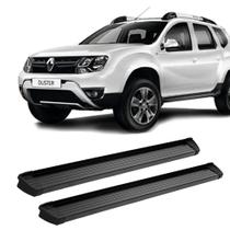 Estribo duster 2012 a 2019 alumínio economic preto