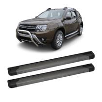 Estribo Duster 2012 em diante Grafite Alumínio