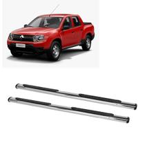 Estribo Duster Oroch Express 2017 Oblongo Cromado