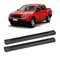 Estribo Duster Oroch Express 2020 2021 2022 Aluminio Preto