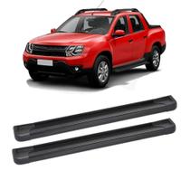 Estribo Duster Oroch Expression 2016 Preto Aluminio