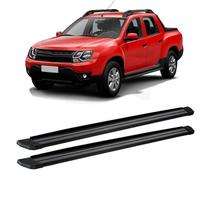 Estribo Duster Oroch Expression 2016 Preto Aluminio Slim