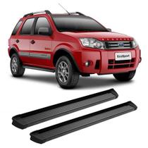 Estribo Ecosport 2003 2006 2007 2008 2009 Alumínio Preto