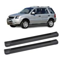 Estribo EcoSport 2004 2005 2006 2007 a 2012 Aluminio Preto Estribo EcoSport 2004 2005 2006 2007 a 2012 Aluminio Preto