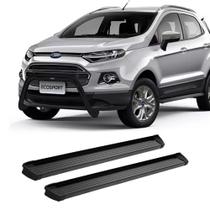 Estribo ecosport 2013 a 2016 2017 2018 2019 alumínio preto