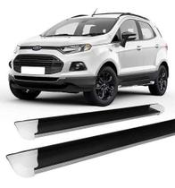 Estribo Ecosport 2013 A 2017 Personalizado Alumínio Branco