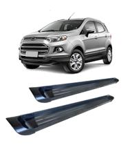 Estribo Ecosport 2013 em Diante Plataforma de Alumínio Preto