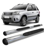 Estribo Ecosport Até 2012 Oblongo Oval Cromado