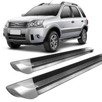 Estribo Ecosport Até 2012 Personalizado Prata Estribo Ecosport Até 2012 Personalizado Prata