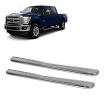 Estribo F-250 1999 a 2008 2009 2010 2011 2012 CD Cromado Estribo F-250 1999 a 2008 2009 2010 2011 2012 CD Cromado