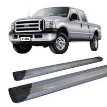 Estribo F-250 Alumínio Prata C D Estribo F-250 Alumínio Prata C D