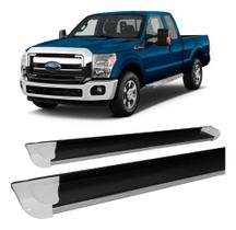 Estribo F-250 Cabine Simples Personalizado Branco