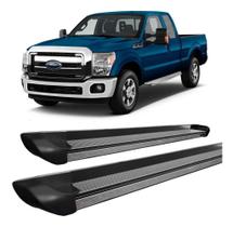 Estribo F-250 Cabine Simples Personalizado Preto