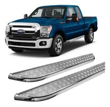 Estribo F-250 Chapa Cromado C/s Cabine Simples 1,60 Metros