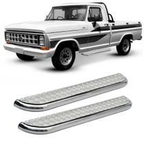 Estribo F1000 1982 1983 1984 1985 1986 Cromado Cabine Dupla Estribo F1000 1982 1983 1984 1985 1986 Cromado Cabine Dupla