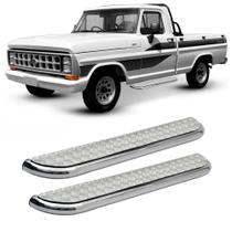 Estribo f1000 1982 1983 1984 a 1992 cab dupla cromado