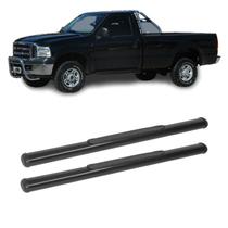 Estribo F250 2004 2005 2006 2007 2008 Cabine Simples Preto