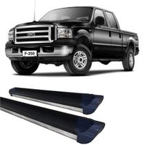Estribo F250 Personalizado Azul Cabine Dupla