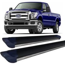 Estribo F250 Personalizado Azul Cabine Simples Estribo F250 Personalizado Azul Cabine Simples