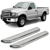 Estribo f350 cabine simples chapa cromado ate 2019
