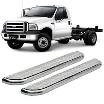 Estribo F4000 1999 2000 2001 2002 2003 Cromado Plataforma CS