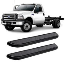 Estribo f4000 1999 2000 2001 a 2019 cabine simples preto Estribo f4000 1999 2000 2001 a 2019 cabine simples preto