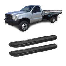 Estribo F4000 1999 a 2012 Cab Simples Preto