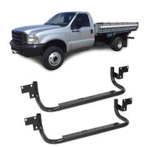 Estribo F4000 2003 2004 2005 2006 a 2012 Cab Simples Preto