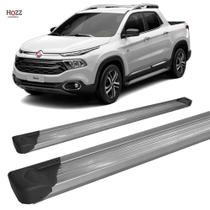 Estribo Fiat Toro Plataforma de Alumínio Prata