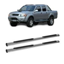 Estribo Frontier 2003 2004 a 2007 Cabine Dupla Cromo Oblongo