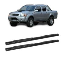 Estribo Frontier 2003 a 2007 Cabine Dupla Preto Oblongo Estribo Frontier 2003 a 2007 Cabine Dupla Preto Oblongo