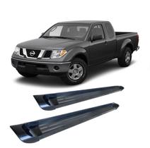 Estribo Frontier 2008 a 2016 Plataforma de Alumínio Preto Estribo Frontier 2008 a 2016 Plataforma de Alumínio Preto