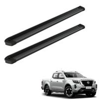 Estribo Frontier 2020 2021 2022 Cd Alumínio Preto