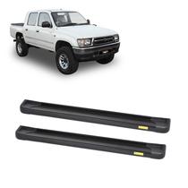 Estribo Hilux 2001 2002 2003 2004 CD Alumínio Preto