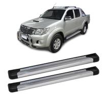 Estribo Hilux 2005 a 2015 Cabine Dupla Aluminio