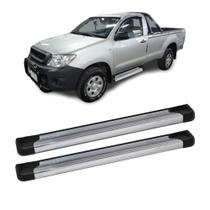 Estribo Hilux 2005 a 2015 Cabine Simples Aluminio Estribo Hilux 2005 a 2015 Cabine Simples Aluminio