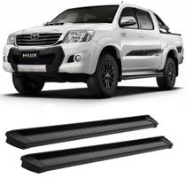 Estribo Hilux 2006 2007 2008 2009 2010 Preto Cabine Dupla