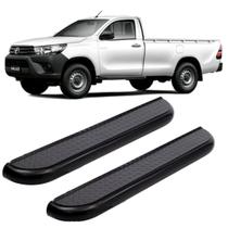 Estribo hilux 2006 a 2012 2013 2014 2015 cab simples preto Estribo hilux 2006 a 2012 2013 2014 2015 cab simples preto
