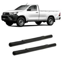 Estribo Hilux 2006 A 2015 Cabine SImples Preto