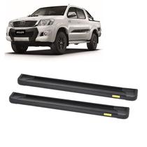 Estribo Hilux 2011 2012 2013 Cabine Dupla Alumínio Preto