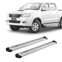 Estribo Hilux 2016 2017 2018 2019 Alumínio Cabine Dupla Estribo Hilux 2016 2017 2018 2019 Alumínio Cabine Dupla