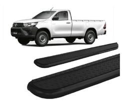 Estribo Hilux 2016 a 2020 Chapa de Aço Preto Estribo Hilux 2016 a 2020 Chapa de Aço Preto