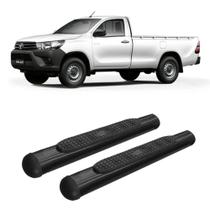 Estribo Hilux 2016 a 2020 Oval Oblongo Preto C S