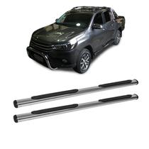 Estribo Hilux 2019 2020 2021 2022 Cab Dupla Cromado Oblongo