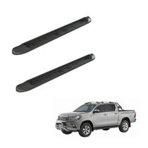 Estribo Hilux 2020 2021 2022 Cabine Dupla Plástico Preto