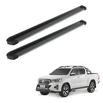 Estribo Hilux 2020 2021 2022 Cd Preto Frente Polida