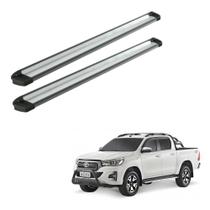 Estribo Hilux 2021 2022 Cabine Dupla Alumínio Polido