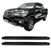 Estribo Hilux Cabine Dupla 2016 a 2024 Injetado Preto Estribo Hilux Cabine Dupla 2016 a 2024 Injetado Preto
