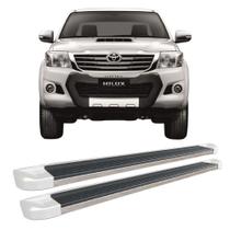 Estribo Hilux CS 2005 a 2015 Branco Estribo Hilux CS 2005 a 2015 Branco