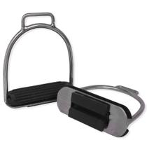 Estribo Inox Antiderrapante Com Borracha Para Selas Arreios Cavalos Ofertas Melhor Preço